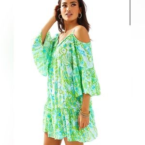 NWOT Lilly Pulitzer Alanna Off the Shoulder Dress